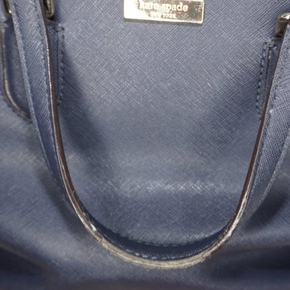 Kate Spade Navy Coated Canvas Handbag - Picture 9 of 11